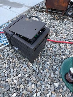 Garden hose box aluminum