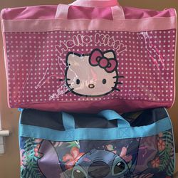 Hello Kitty, Stitch La Familia Travel Bag 