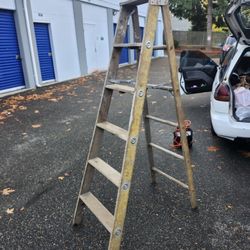 6' Wooden Ladder 
