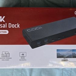 Codi USB-C Universal Docking Station Dual 4k Display with 14 Ports *NEW*
