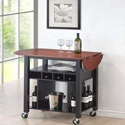 Brand New Roundhill Wine Serving Cart