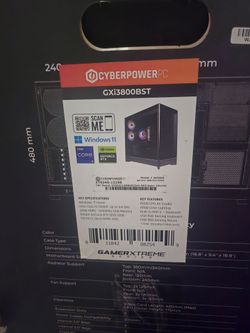 yberPowerPC  Intel Core i9-14900F 24-core 5.8ghz boost processor and NVIDIA GeForce RTX 4070 12GB