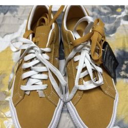 Converse One Star Pro Ox Suede Yellow White Men's Shoes