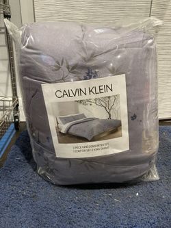NEW Calvin Klein King Comforter Set