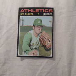 1970 Jim Hunter "Catfish" Athletics T.C.G Card