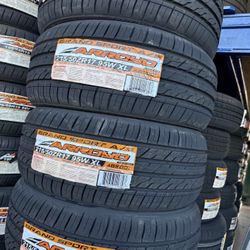 215 50 17 vendo un set de llantas nuevas con garantía marca ARROYO