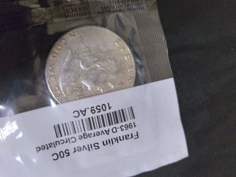 1963d Franklin Half Dollar 