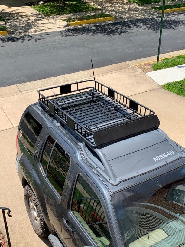 New 64x40 500 Lb Capacity Roof Rooftop Luggage Cargo Basket Rack Carrier Canasta Para Techo Maletas Maleton 