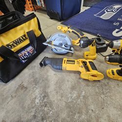18V Dewalt 5 PC Kit