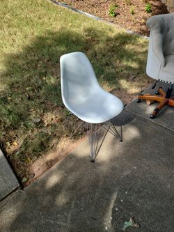 Plastic white chair