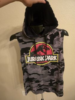 Jurassic Park Camo Hoodie. N. Jones And Horse