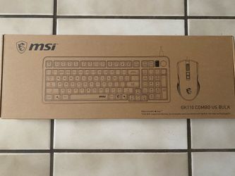 Msi GK110 Keyboard & Mouse Combo (Brand New)