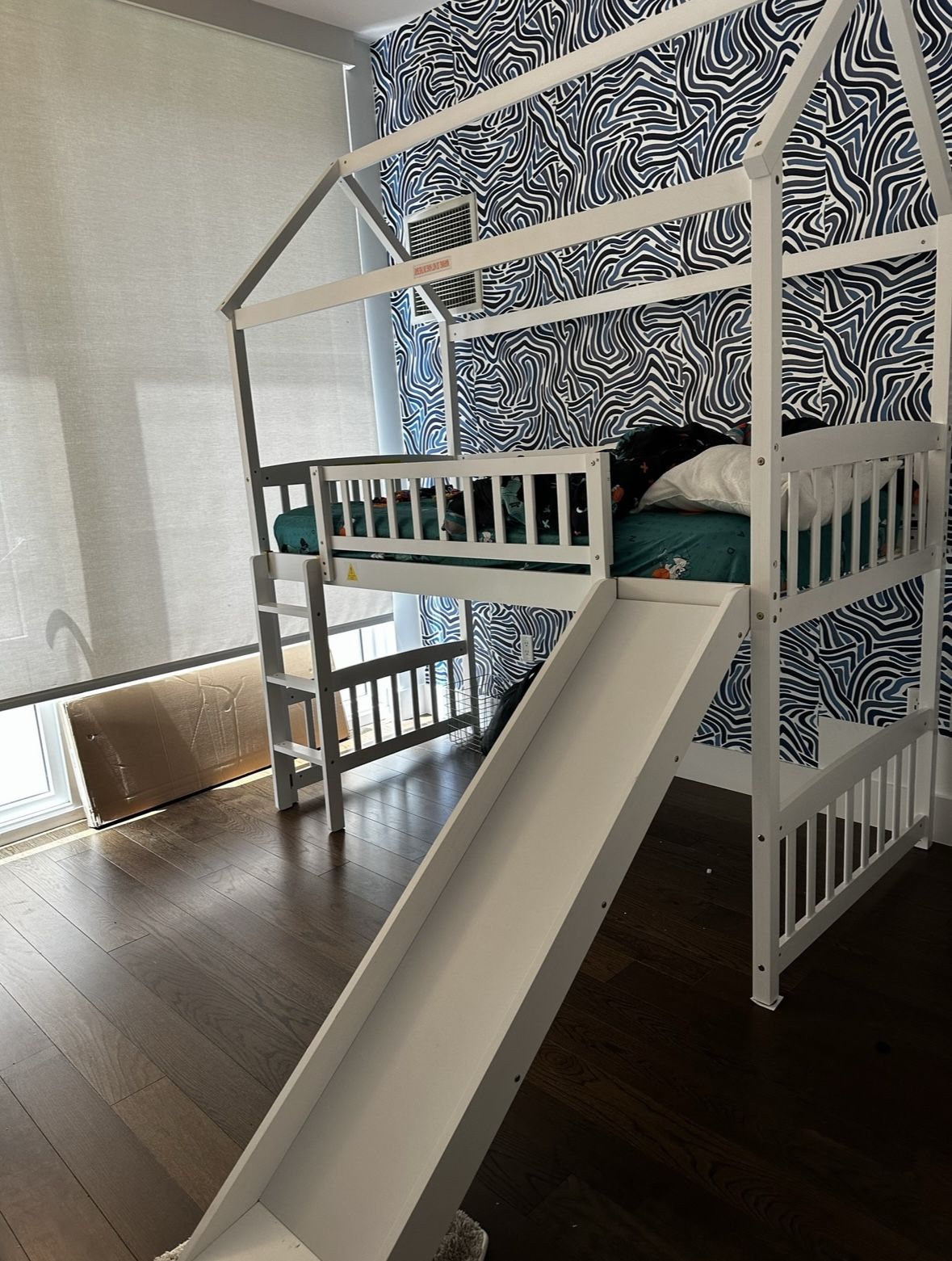 Twin Size Loft Bed With Slide