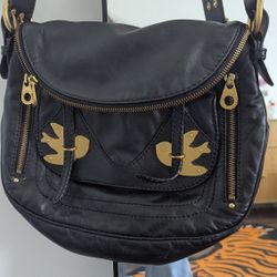 Marc Jacobs Crossbody Black Leather Bag Women