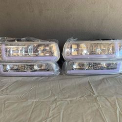 99-02 Silverado DRL Headlights 