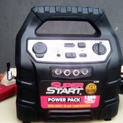 Super  Start Jump Box with aircompressor 1200psi