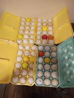 72 golf balls