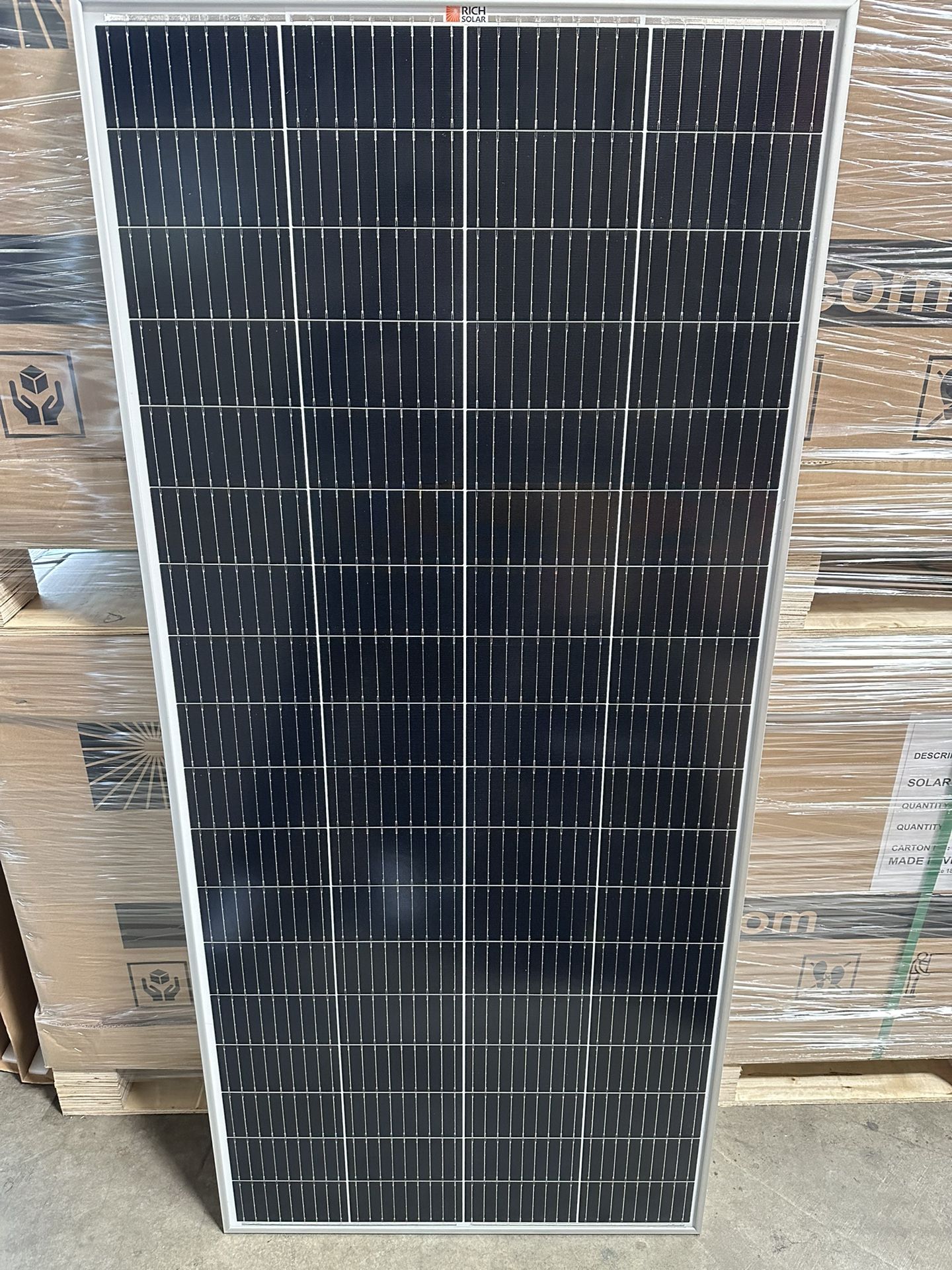 RICH SOLAR 200 Watt 12 Volt Monocrystalline Solar Panel