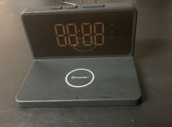 Premier Digital Alarm Clock with Wireless Charging Base