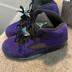 Purple Jordan 5s Sz (10.5)