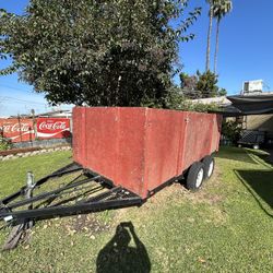 BOX TRAILER CAR TRAILER 20” LONG  CHECK OUT MY PROFILE FOR MORE ITEMS 