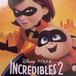 Disney’s INCREDIBLES 2 (Blu-Ray + DVD + Digital-2018) NEW!
