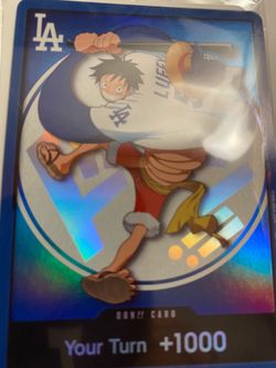 Los Angeles Dodgers One Piece Card
