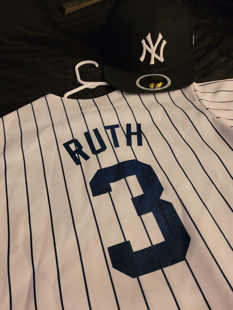 New York Yankees Babe Ruth Kids Size Small Jersey for Sale in Stockton, CA  - OfferUp