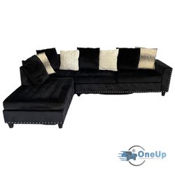 Black L Sectional Couch With Delivery 