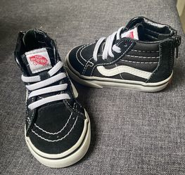 Toddler vans Black High Top 5c
