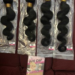 Body Wave Human Hair Bundles 14” 16” 18” 20”