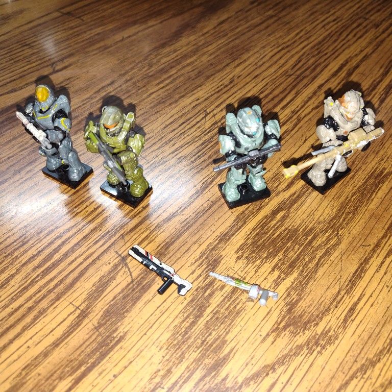 Halo 5 Guardian Mega Bloks Mega Construx Blue Team