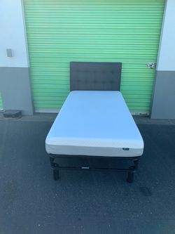 Twin Platform Bed Set