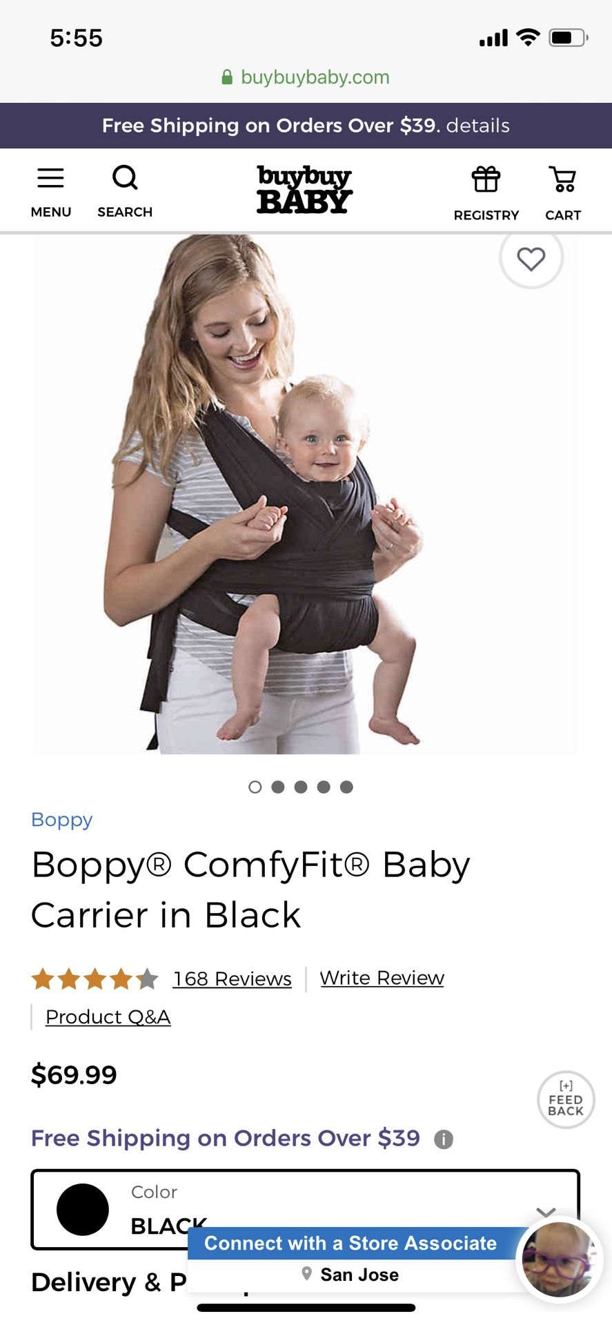 Baby Carrier by Boppy