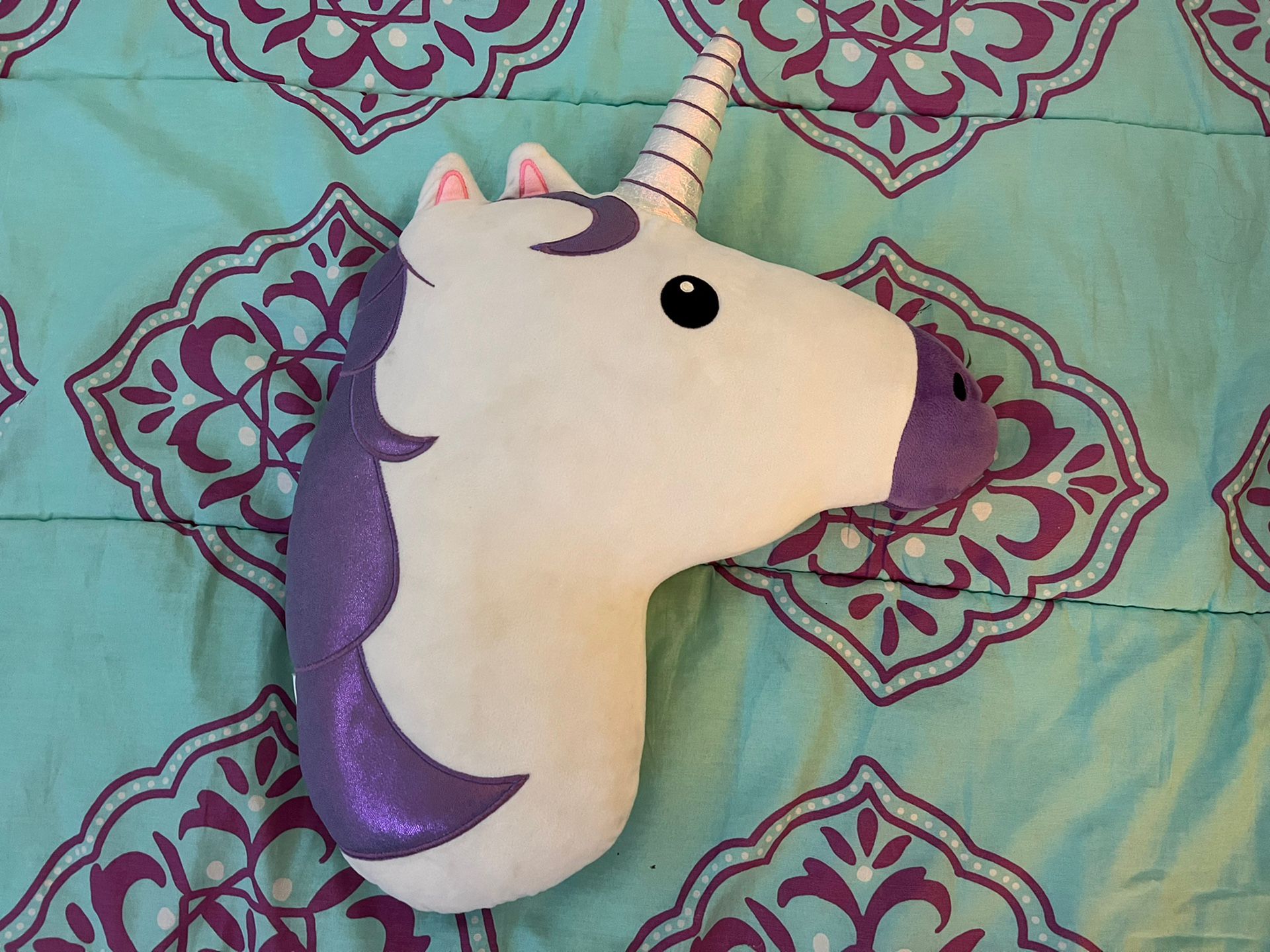 Unicorn Emoji Pillow