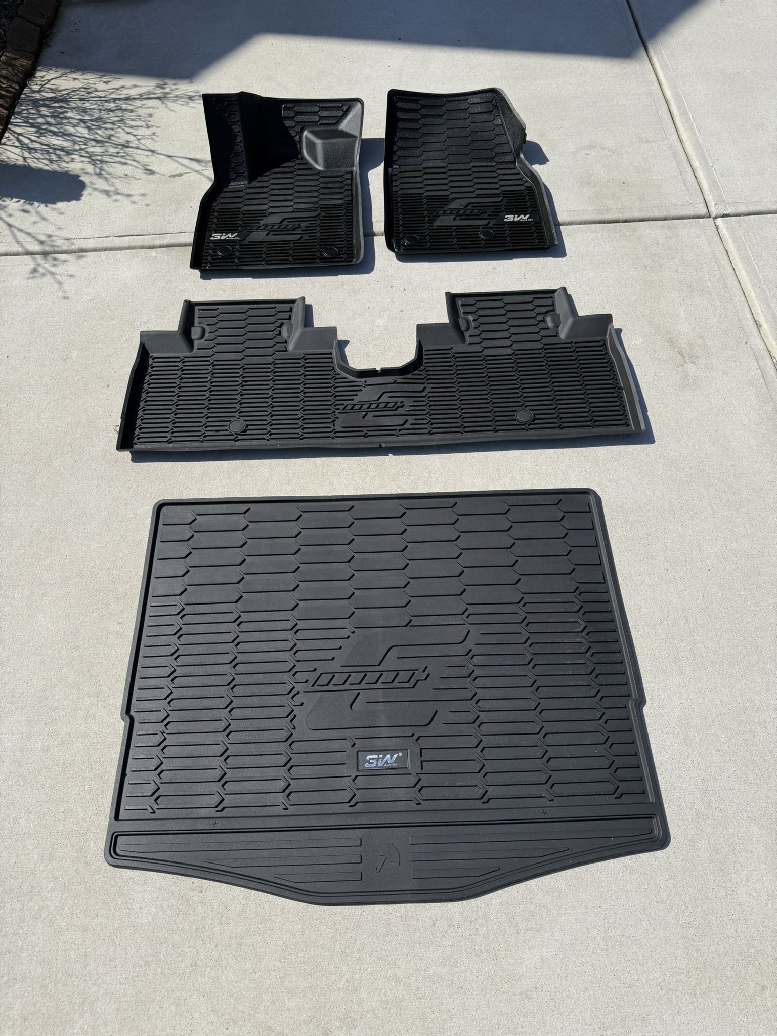 Ford Mach-E 2021-2024 Full Set of Floor / Cargo All Weather Mats
