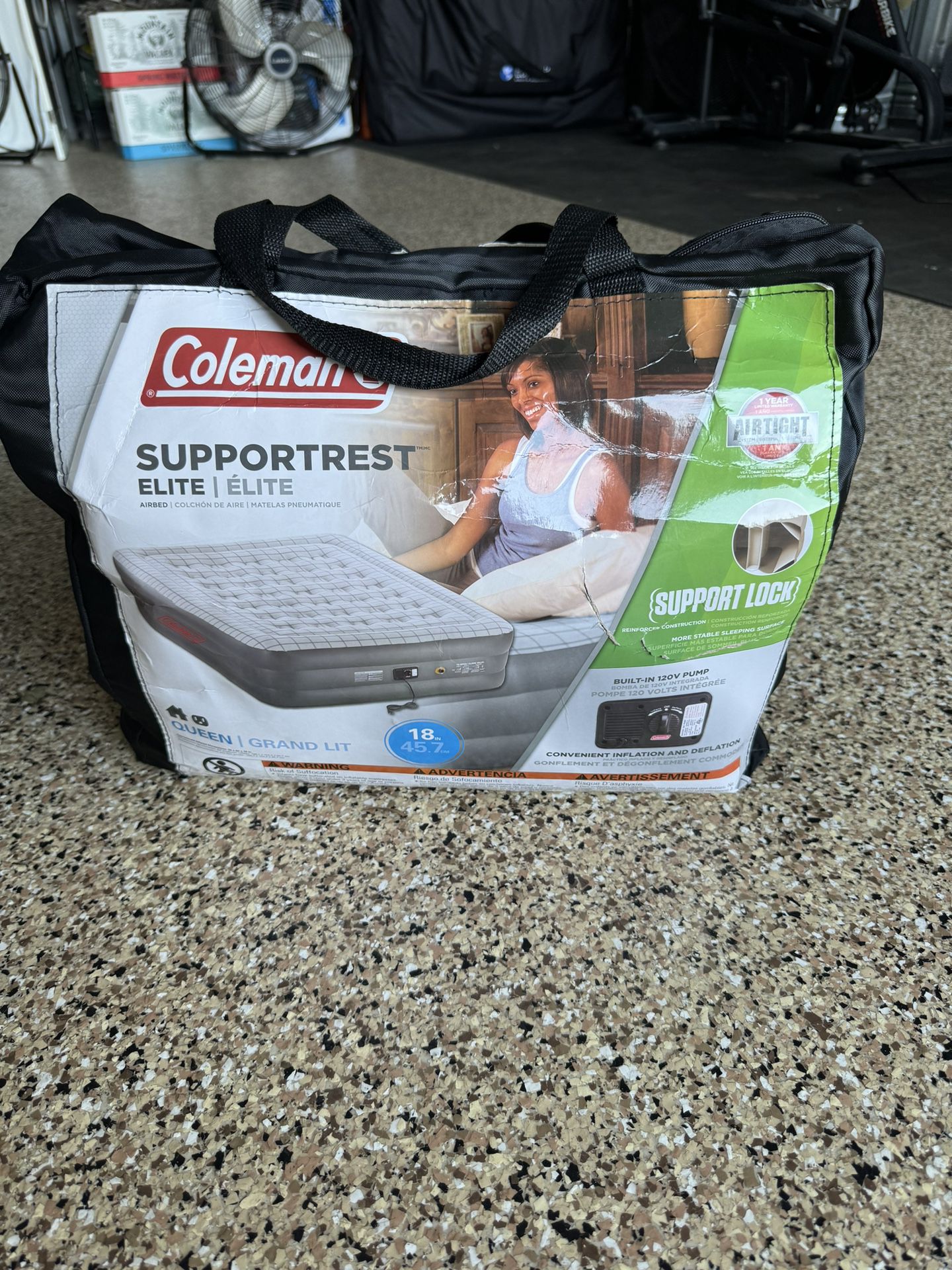 Coleman Air mattress/ Sleeping Bag
