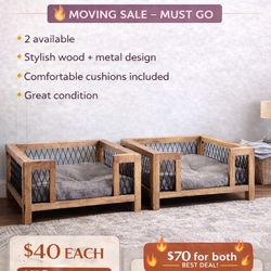 Pet Beds Wood Frame – Perfect for Small Dogs or Cats!