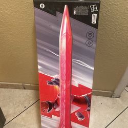 Star Wars sword and power rangers sword
