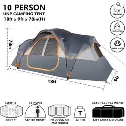 UNP 10 Person Cabin  Tent