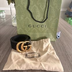 Gucci GG Marmont Wide Belt Sz 34US