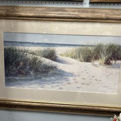 Seaside Beach print by Jacqueline Penney 28x43