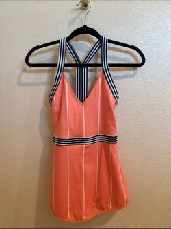 Free People Movement Fruit Punch Tennis Dress Navy Stripe Trim