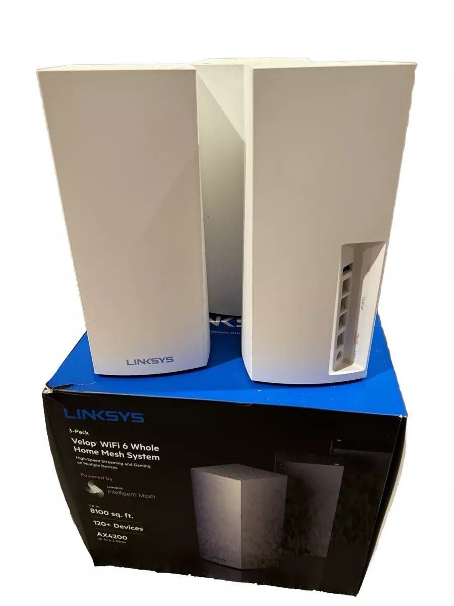 linksys velop MX4200 Router 3 pack mesh wifi