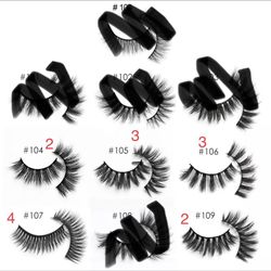 EyeLashes 3$ Ea Bag Set