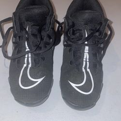 Nike Alpha Menace 3 Shark Youth Football Cleats Black Size 1Y Wide