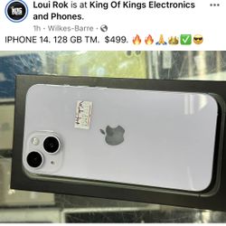 T-MOBILE IPHONE 14 128 GB $499