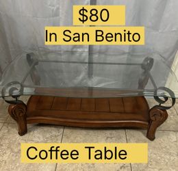Glass Coffee Table For Sale