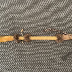 Native American Deer Foot Shaman Stick 