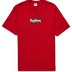 Size M - Supreme Box Logo Tee Red (FW23) - $80